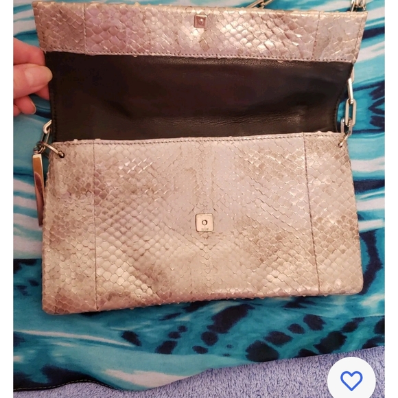 Vintage Gucci Tom Ford Runway Python Snakeskin shoulder clutch bag - Picture 2 of 12